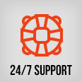 24/7 Support